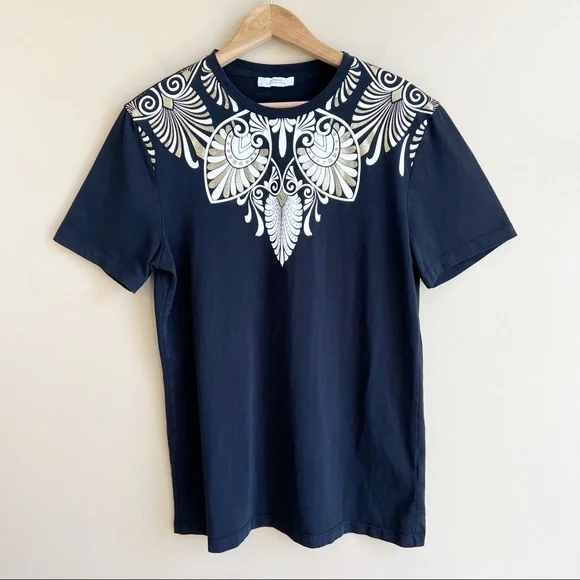 VERSACE Men’s Black Fitted Tee Size Small Short Sleeve - Picture 2 of 8